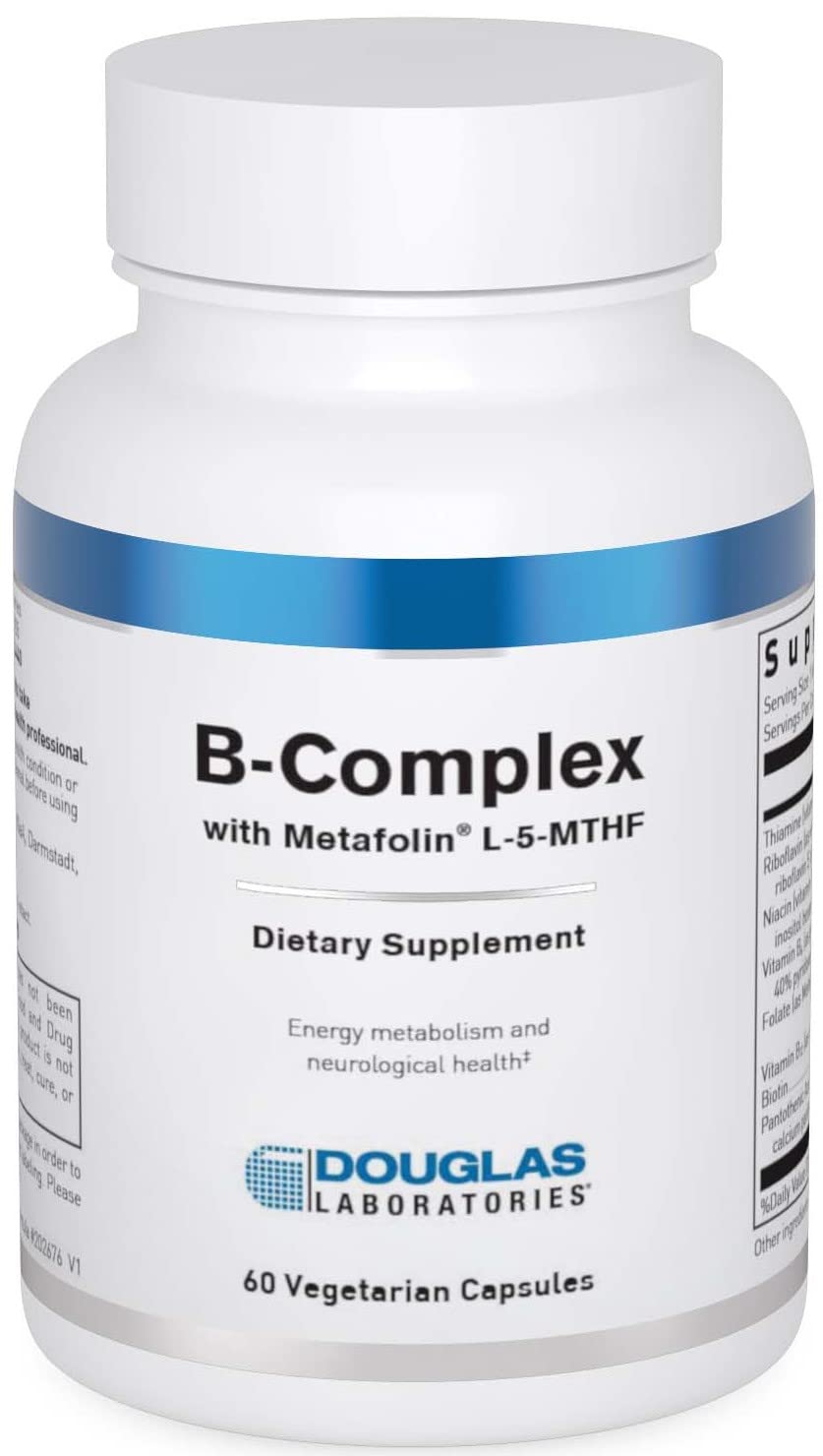 Douglas Laboratories B-Complex with Metafolin bottle front view