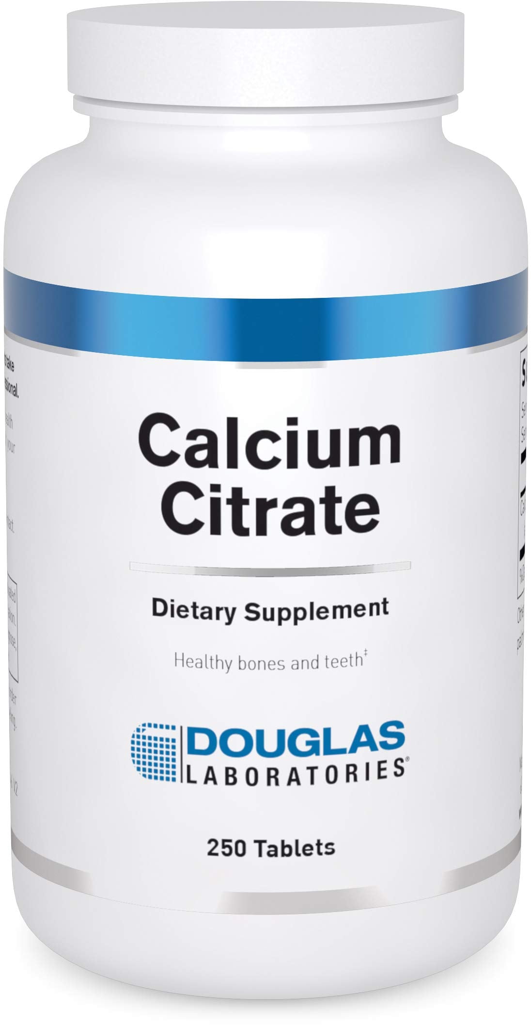 Douglas Laboratories Calcium Citrate bottle with 250 tablets