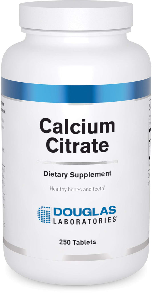 Douglas Laboratories Calcium Citrate bottle with 250 tablets