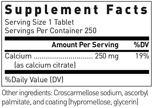 Calcium Citrate packaging and label from Douglas Laboratories