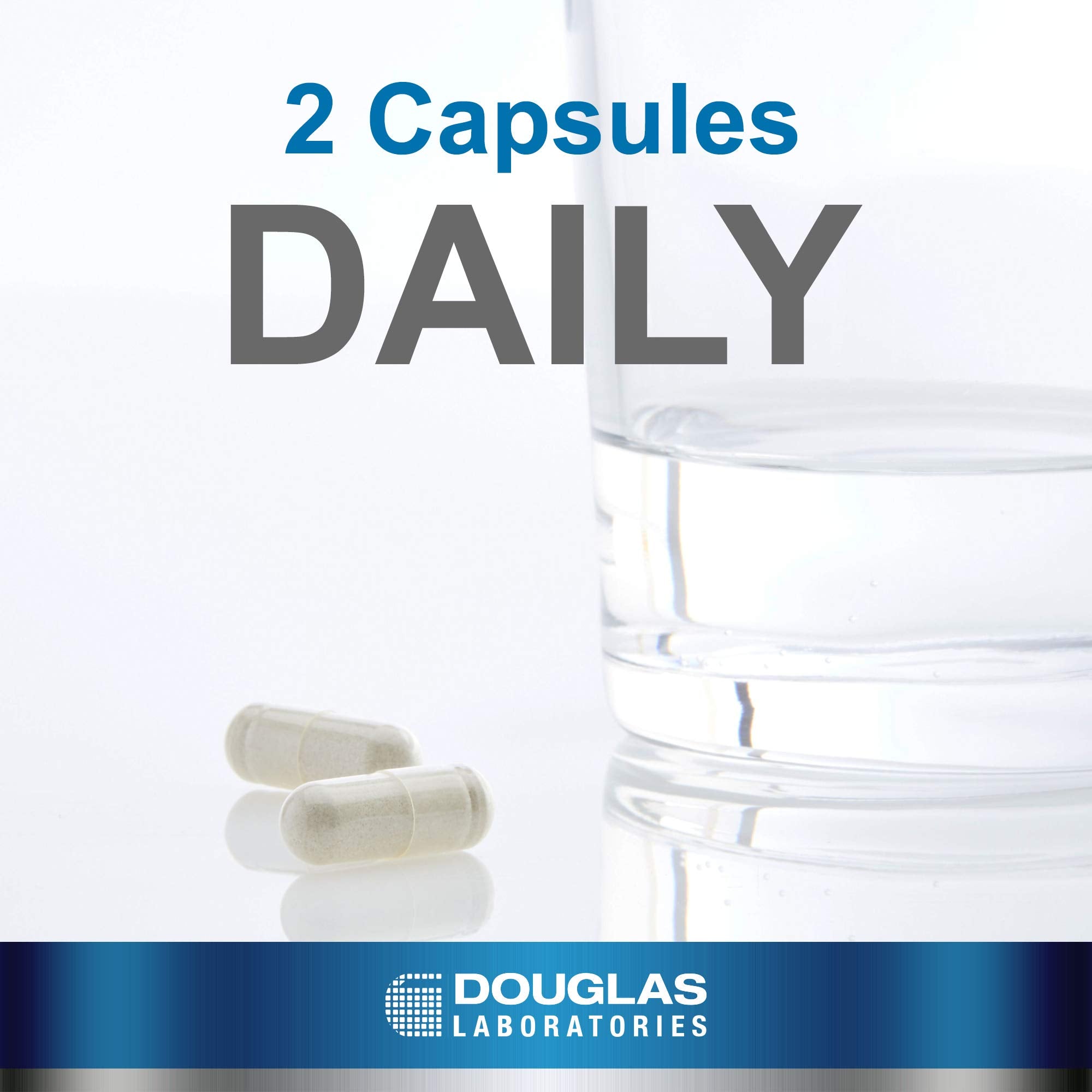 Close-up of vegetarian capsules from Douglas Laboratories