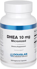 Bottle of Douglas Laboratories DHEA 10 mg capsules