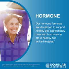 Non-GMO label on DHEA capsules bottle