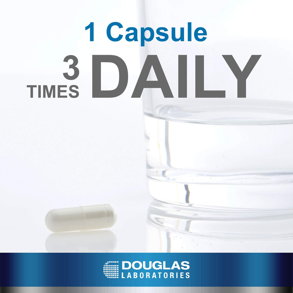 Capsules displayed beside the supplement bottle