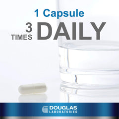 Capsules displayed beside the supplement bottle