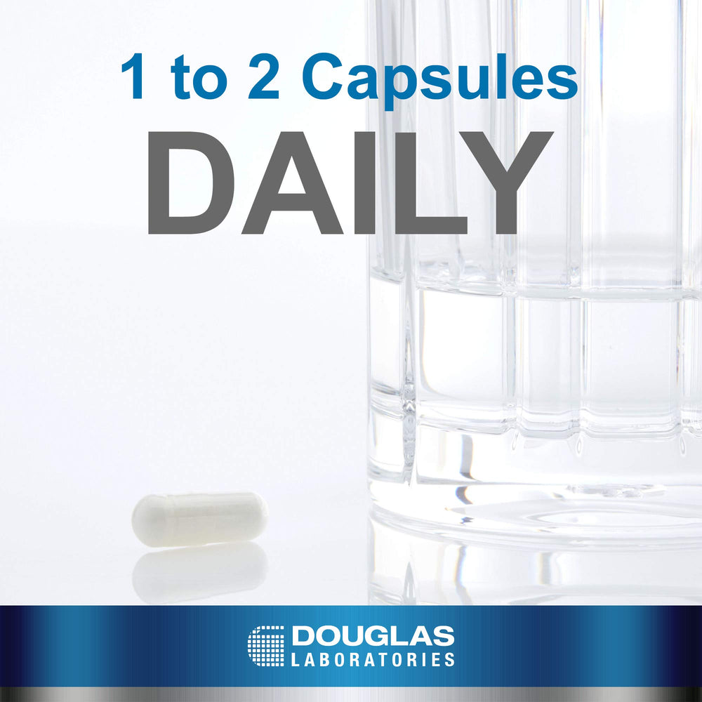 Inositol 650 mg capsules poured from bottle
