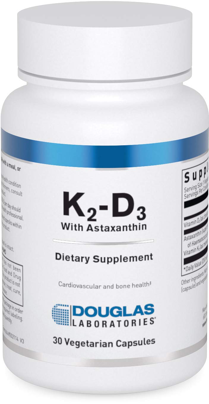 Product hero image of Douglas Laboratories K2-D3 with Astaxanthin vegetarian capsules