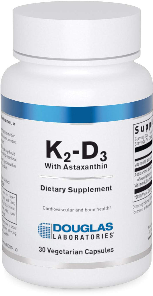 Product hero image of Douglas Laboratories K2-D3 with Astaxanthin vegetarian capsules