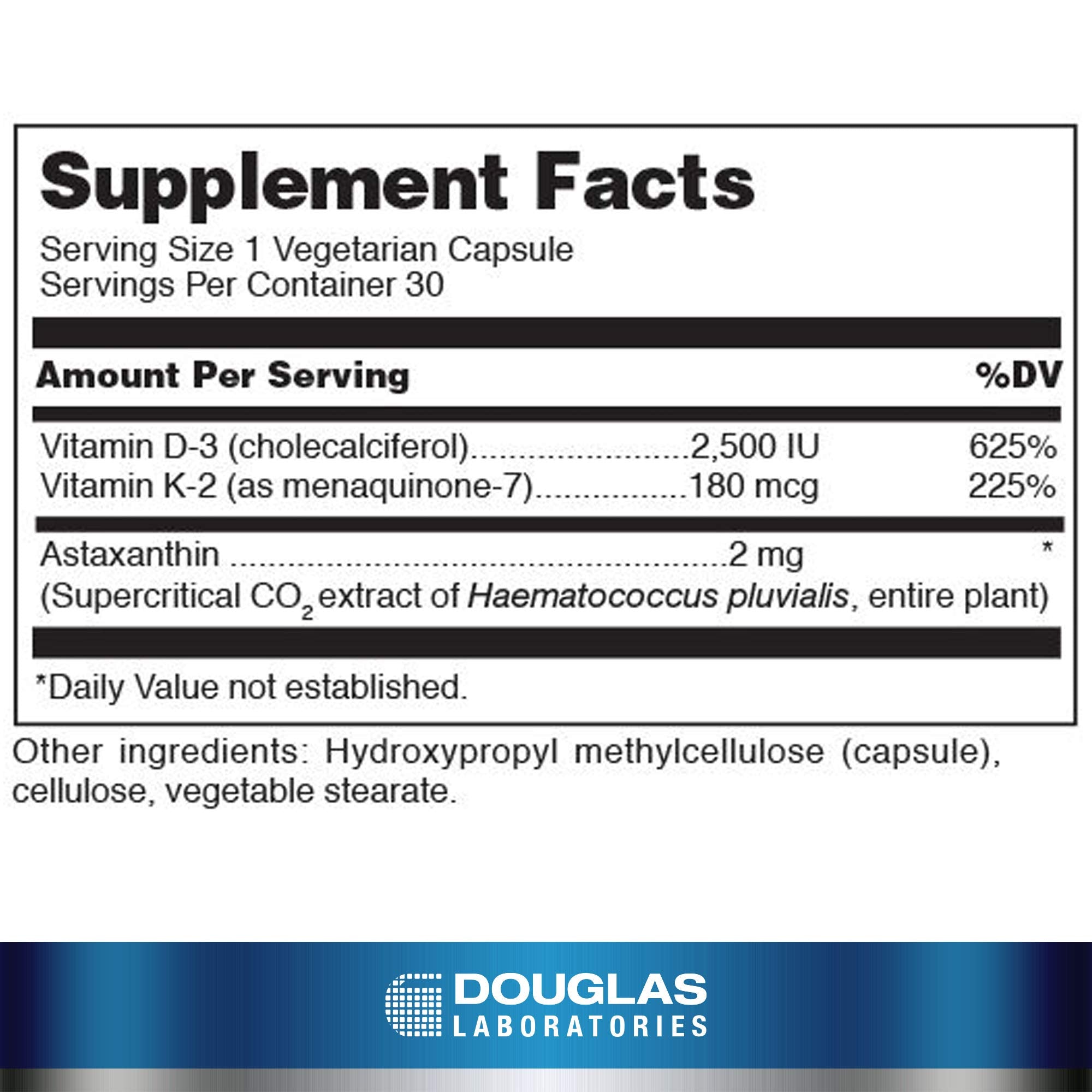 Bottle highlighting MK-7 and vitamin D3 ingredients