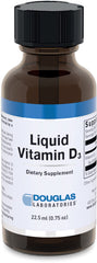 Bottle of Douglas Laboratories Liquid Vitamin D3 0.75 fl oz