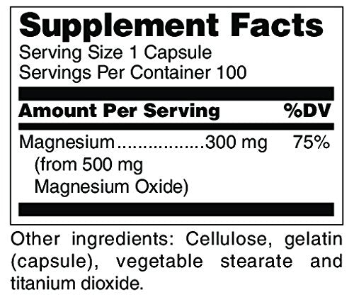 Pack shot of Magnesium Oxide 100 Capsules by Douglas Laboratories