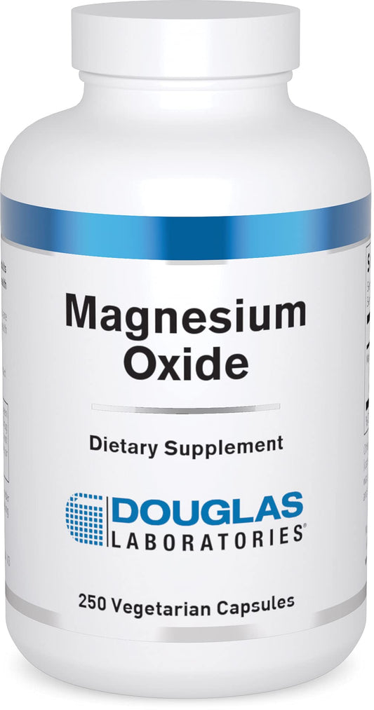 Douglas Laboratories Magnesium Oxide bottle and capsules