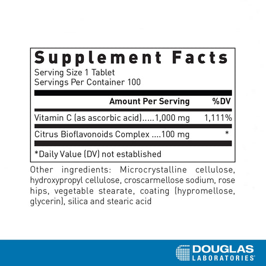 Close-up of Natural C 1000 mg tablet