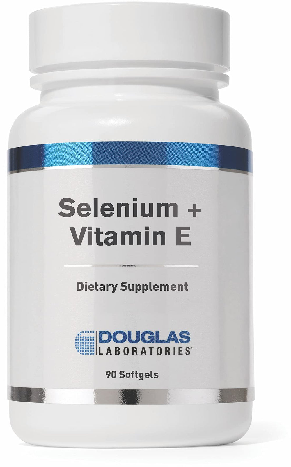 Douglas Laboratories Selenium + Vitamin E 90 softgels front view