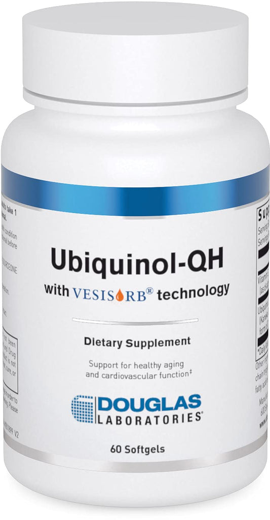 Douglas Laboratories Ubiquinol-QH 60 softgels bottle (hero image)