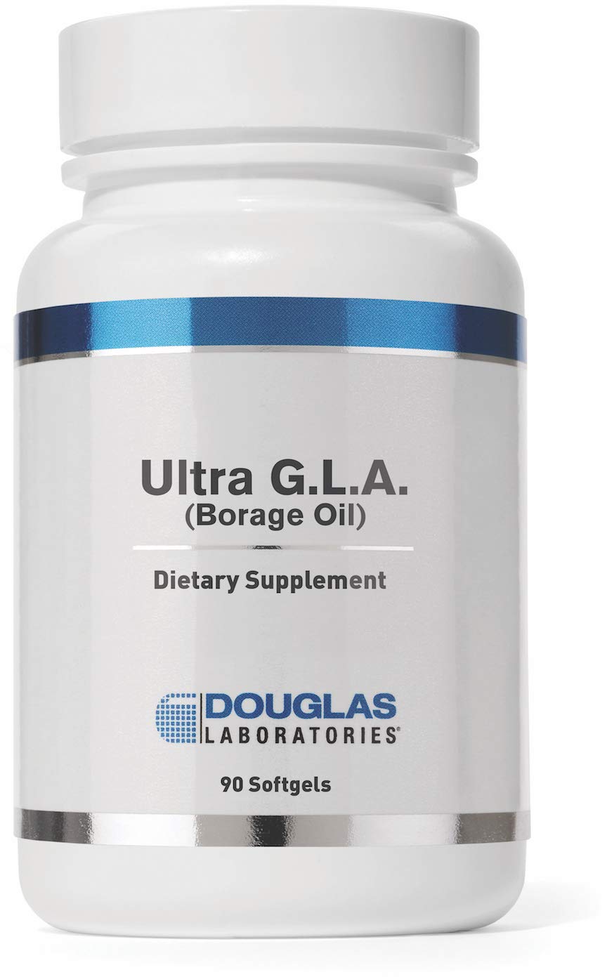 Douglas Laboratories Ultra GLA Borage Oil bottle with 90 softgels label