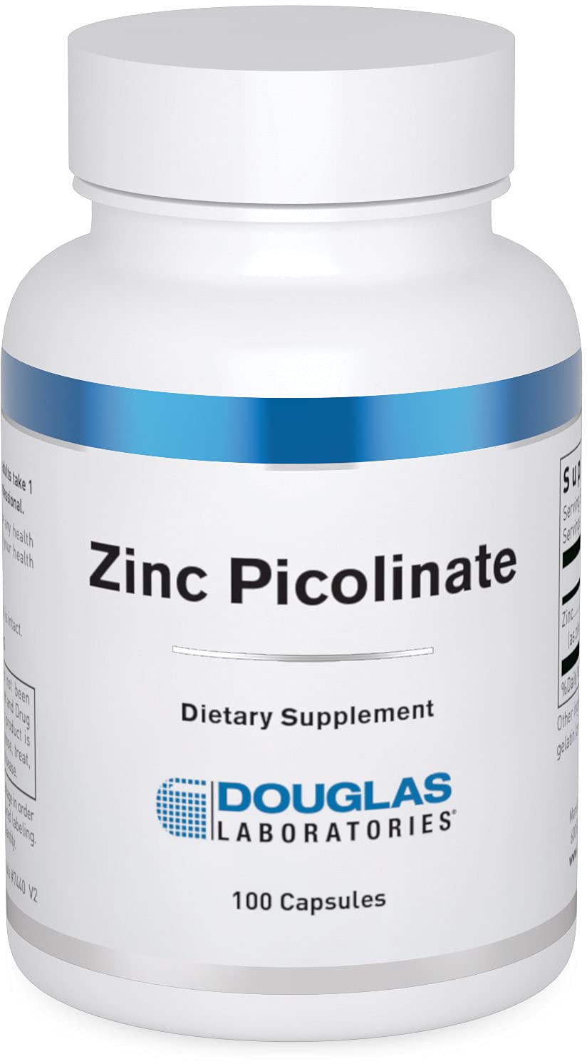 Douglas Laboratories Zinc Picolinate 50 mg bottle label