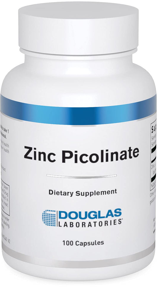 Douglas Laboratories Zinc Picolinate 50 mg bottle label