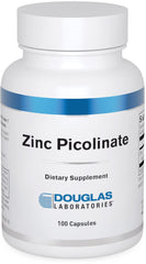 Douglas Laboratories Zinc Picolinate 50 mg bottle label