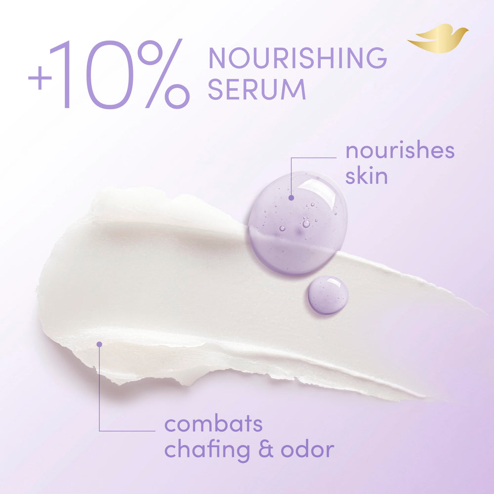 Fragrance plume showing tropical coconut and vanilla scent from Dove deodorant.