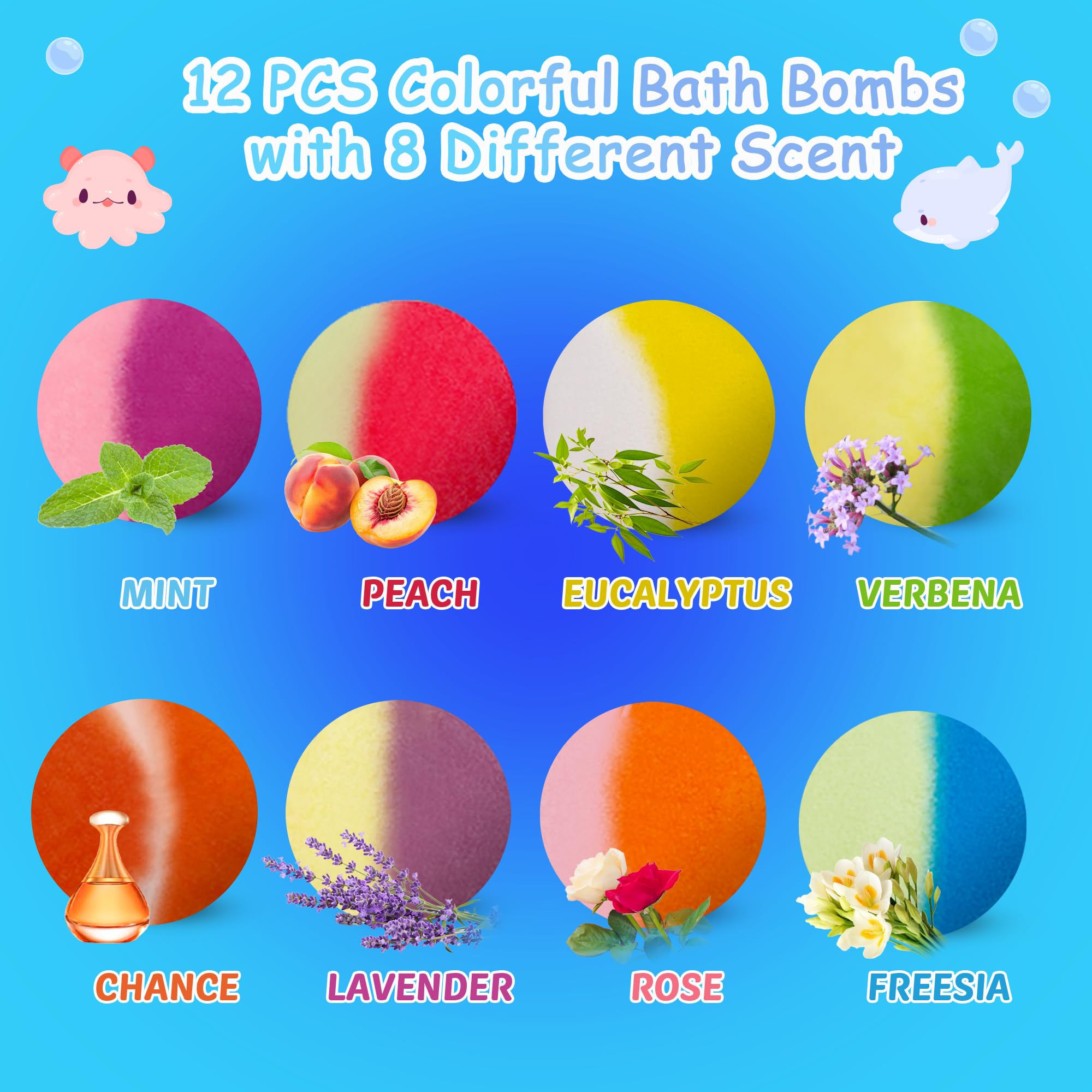 DOVIPE natural organic kids bath bombs for gentle routines
