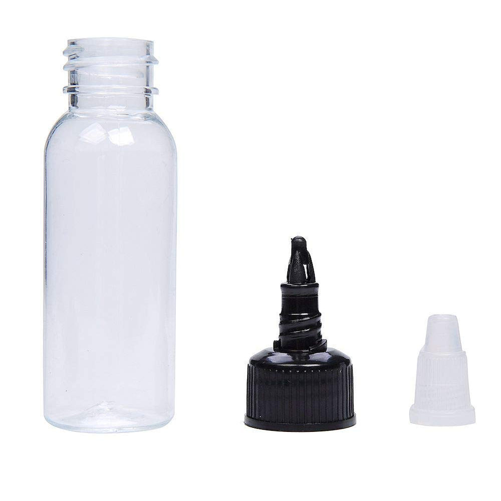 DOWEI twist-cap bottles close-up for precise dispensing