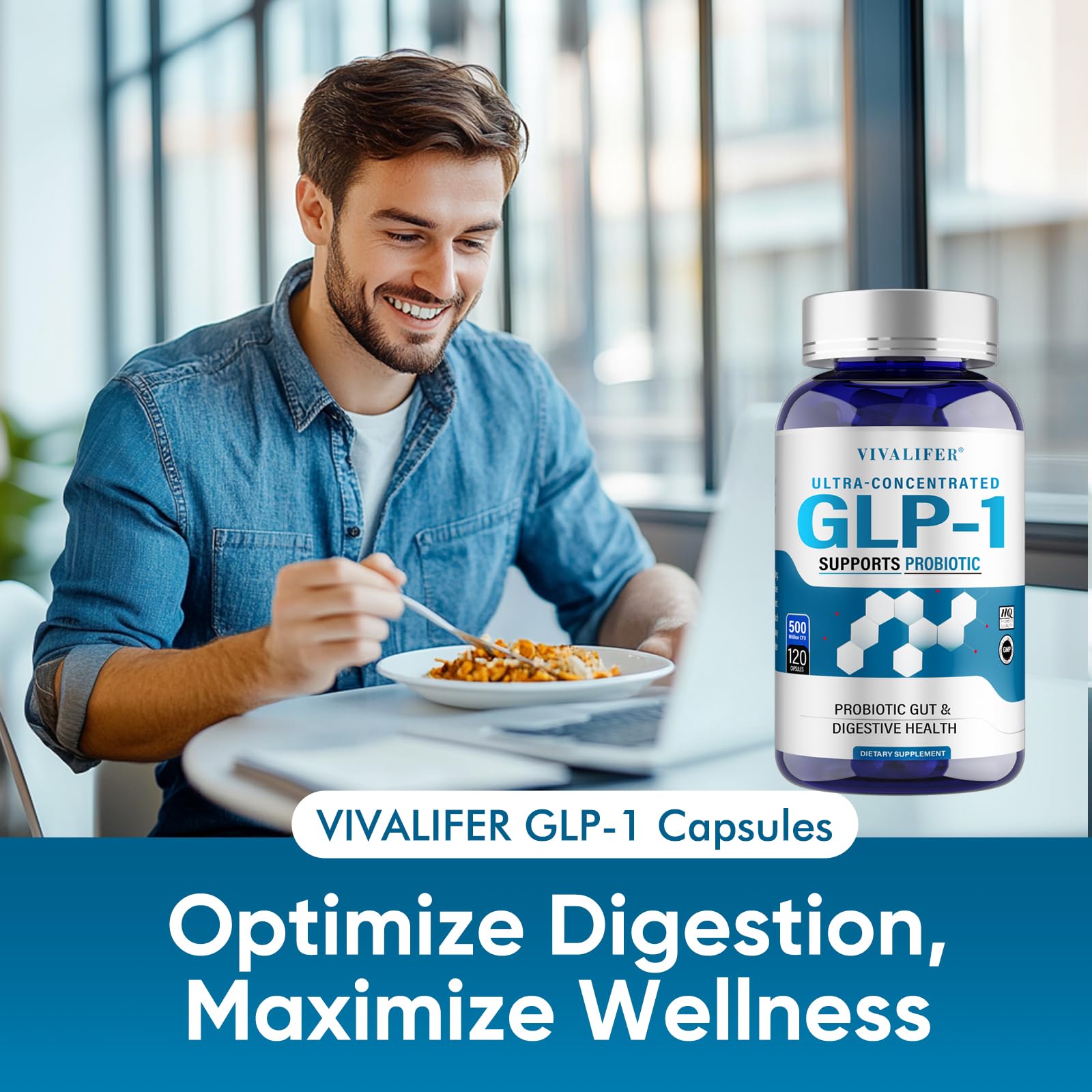 Chicory Inulin prebiotic included in the formula