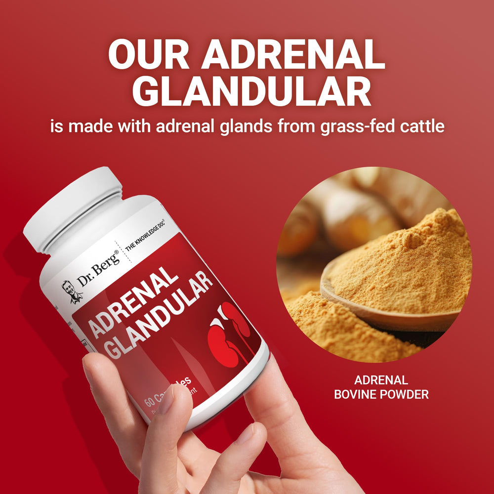 US GMP-certified manufacturing facility for Dr. Berg Adrenal Glandular
