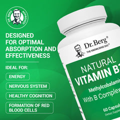 B Complex blend ingredients for Dr. Berg B12