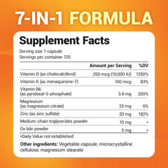 Bottle of Dr. Berg D3 K2 10,000 IU 120 capsules