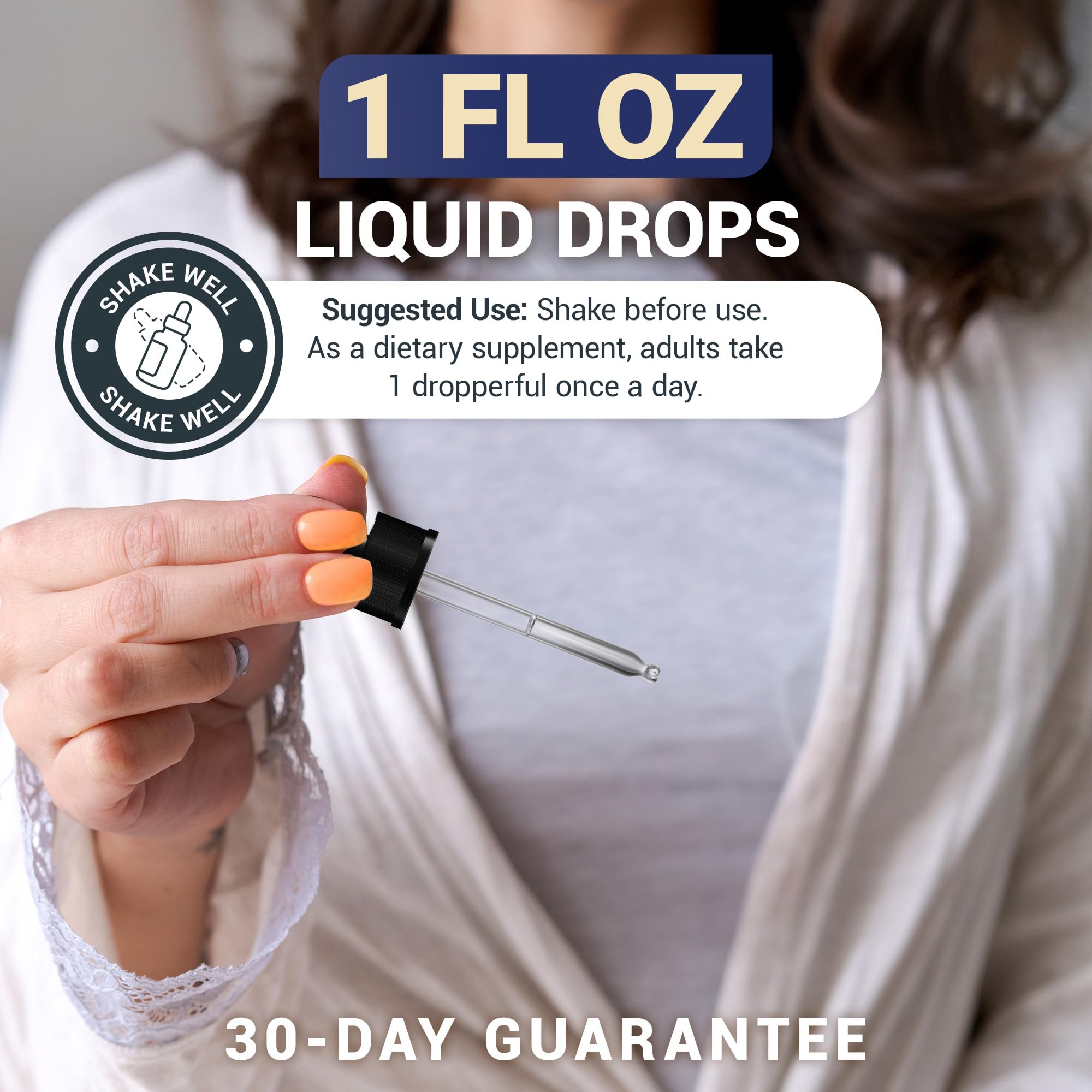 Gluten-free, non-GMO vitamin D3 K2 liquid drops