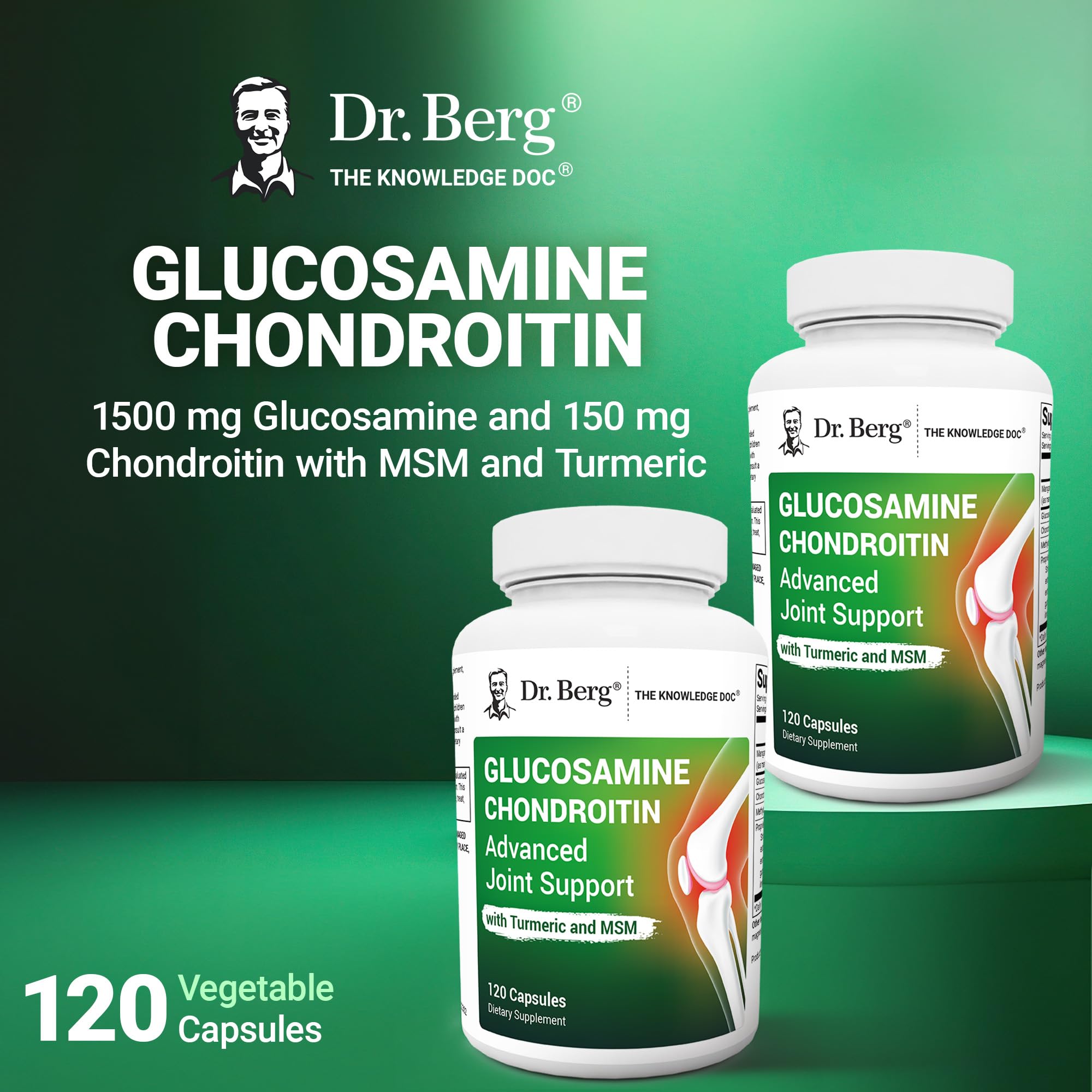 Capsules close-up next to bottle