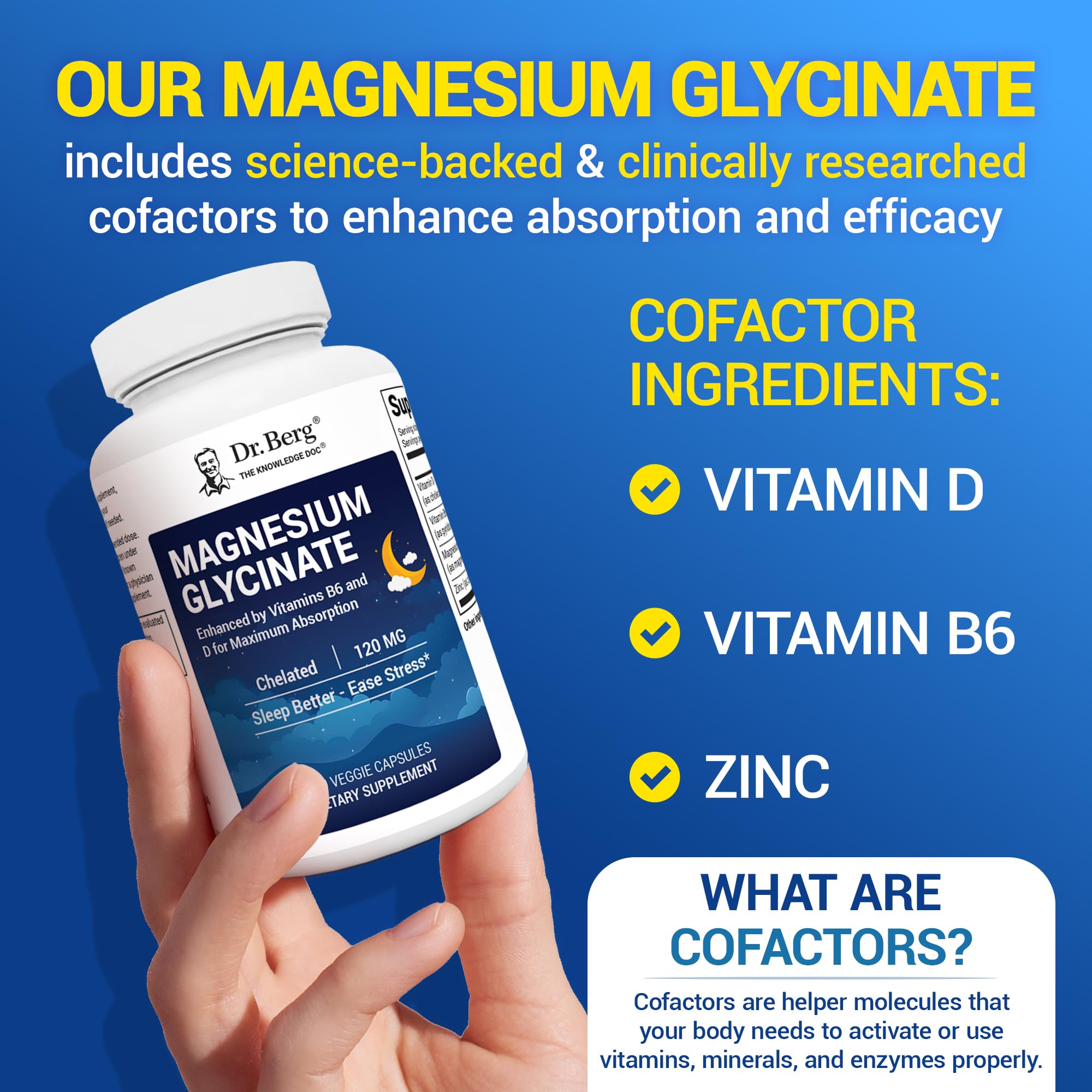 Back label detailing ingredients and dosage