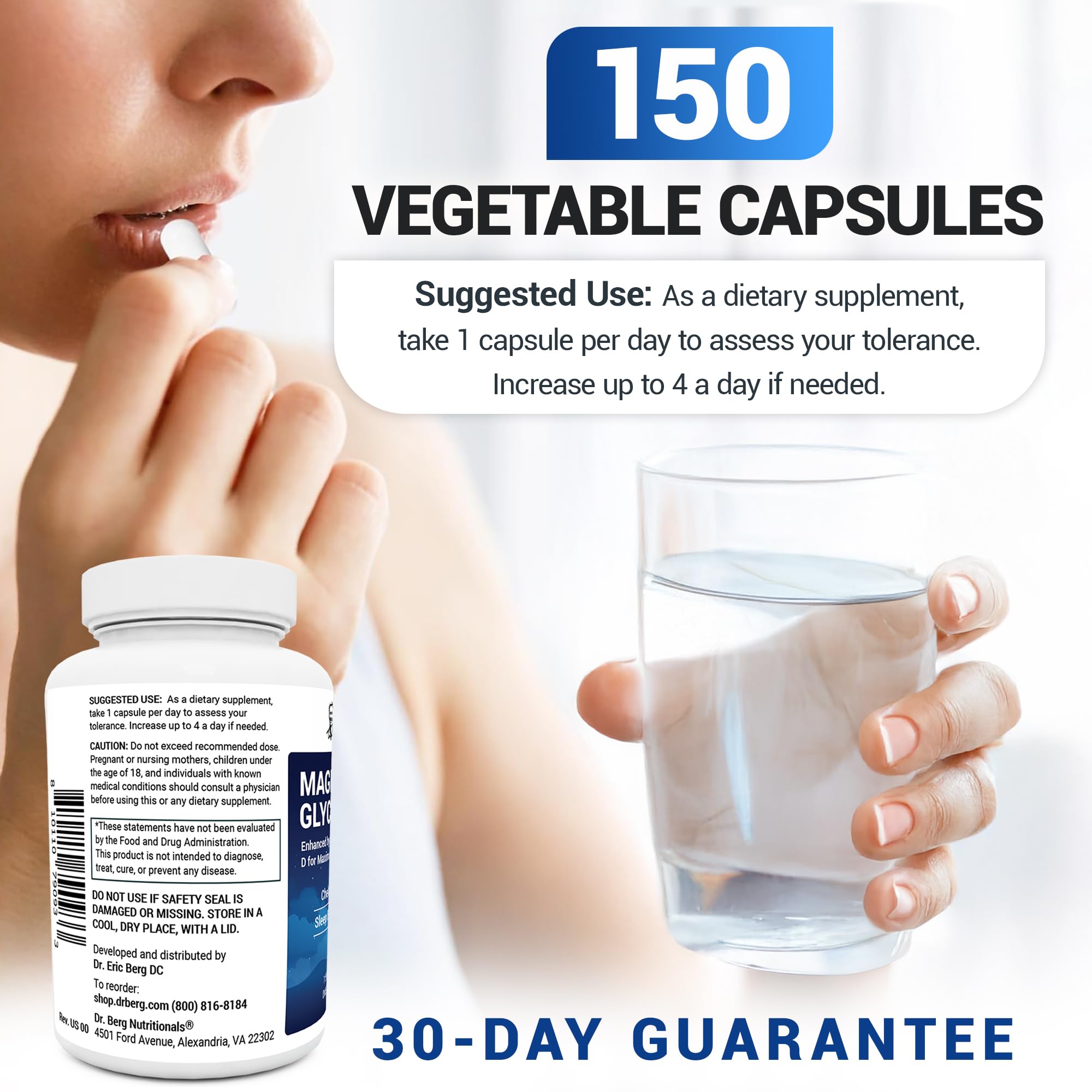 Stress relief and nerve support illustration with capsules