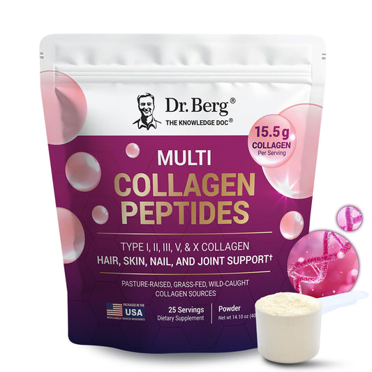 Dr. Berg Multi Collagen Peptides Powder front view