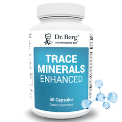 Front packaging of Dr. Berg Trace Minerals Enhanced Complex