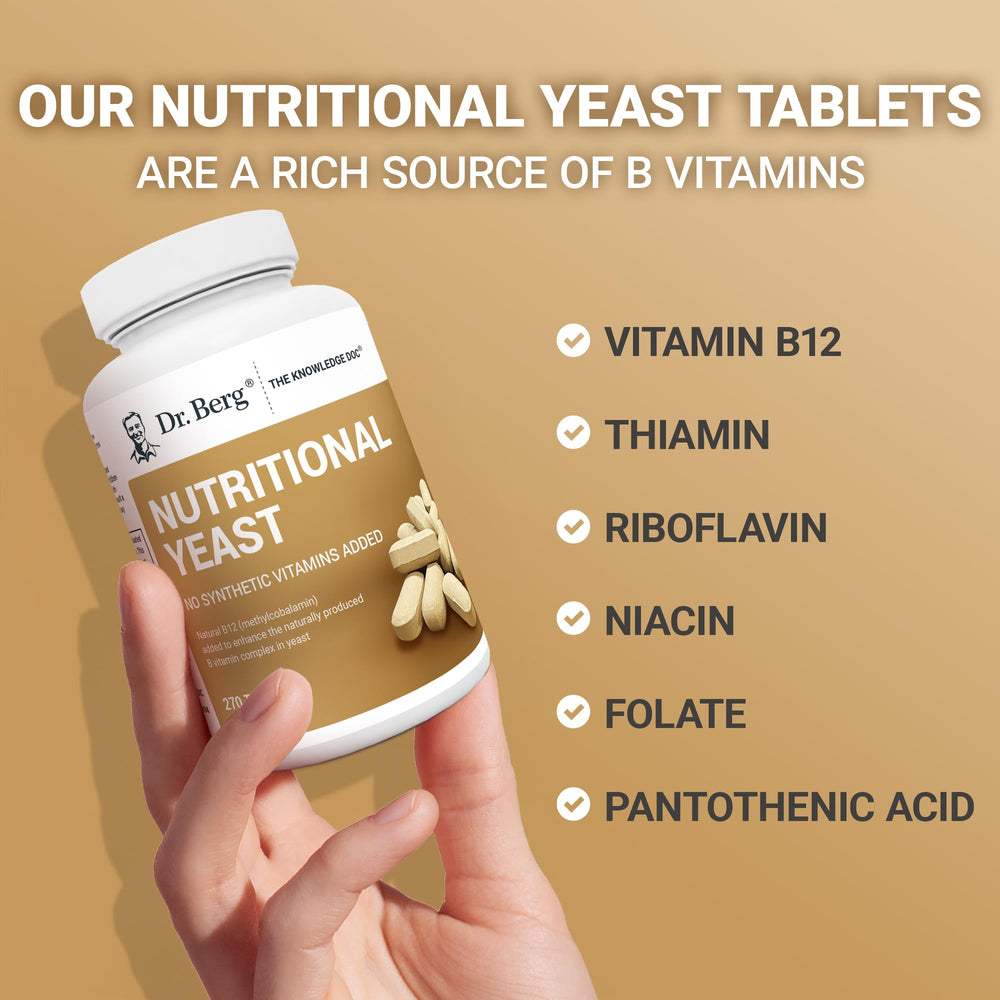 Mineral-rich ingredients in yeast tablets