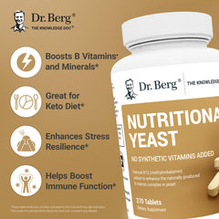 Yeast tablets with natural B12 added