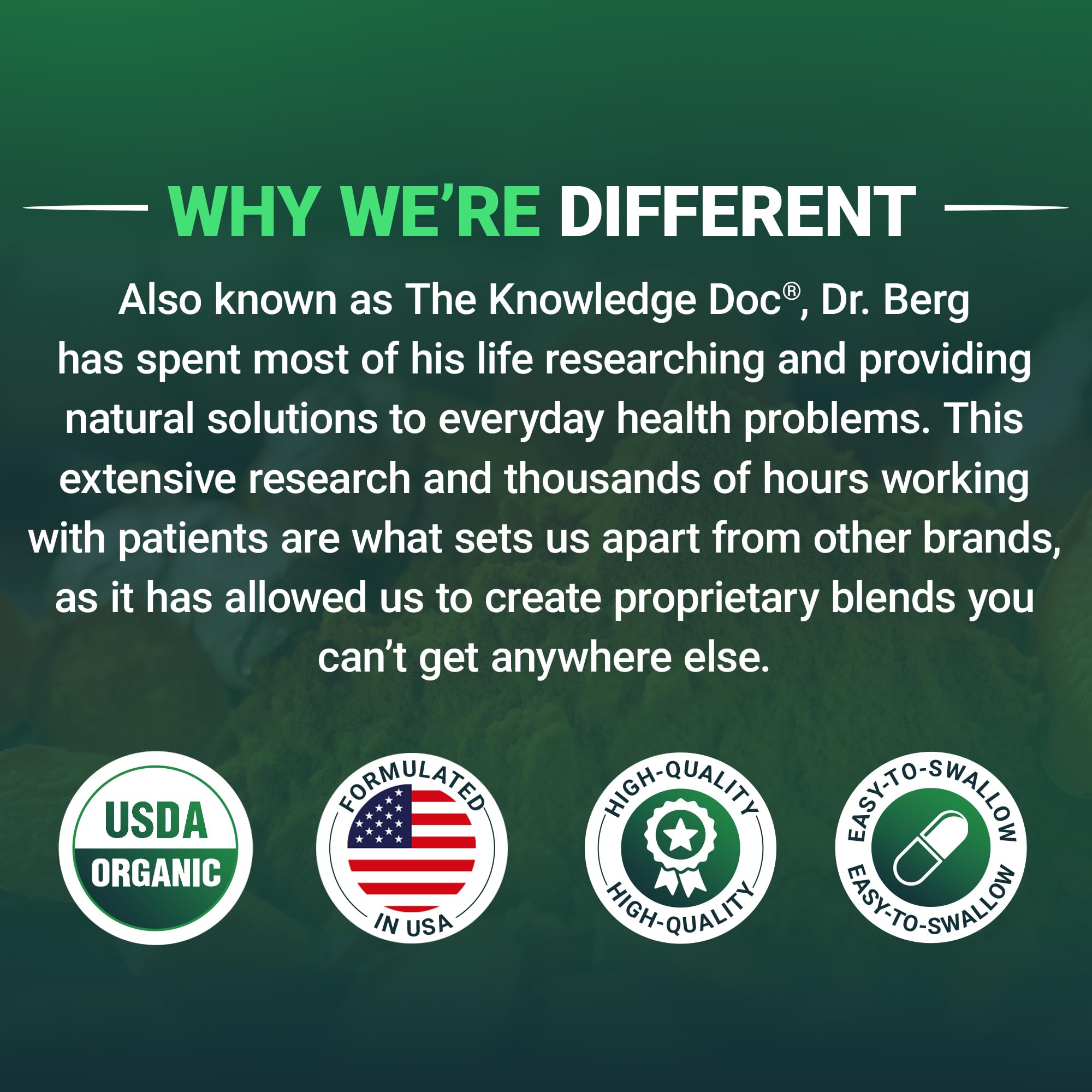 Dr. Berg's Greens Superfood packaging