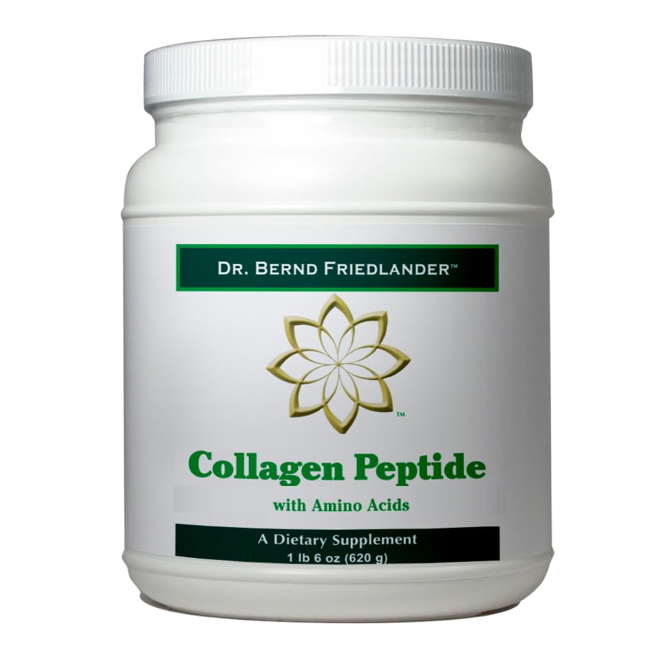 Front view of Dr. Bernd Friedlander Collagen with Amino Acids 620g bottle