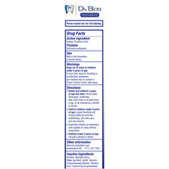 Dr. Bob Kids Toothpaste Unflavored tube close-up