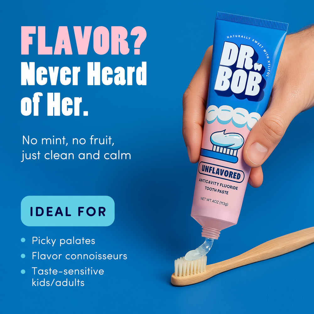 Natural xylitol and fluoride ingredients in toothpaste