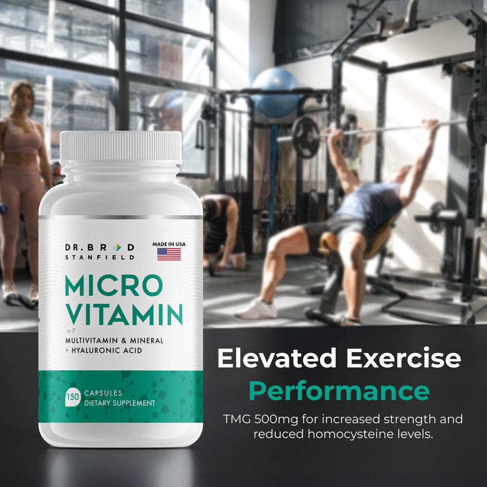 Dr Brad Stanfield magnesium taurate and TMG capsules for heart health and exercise power