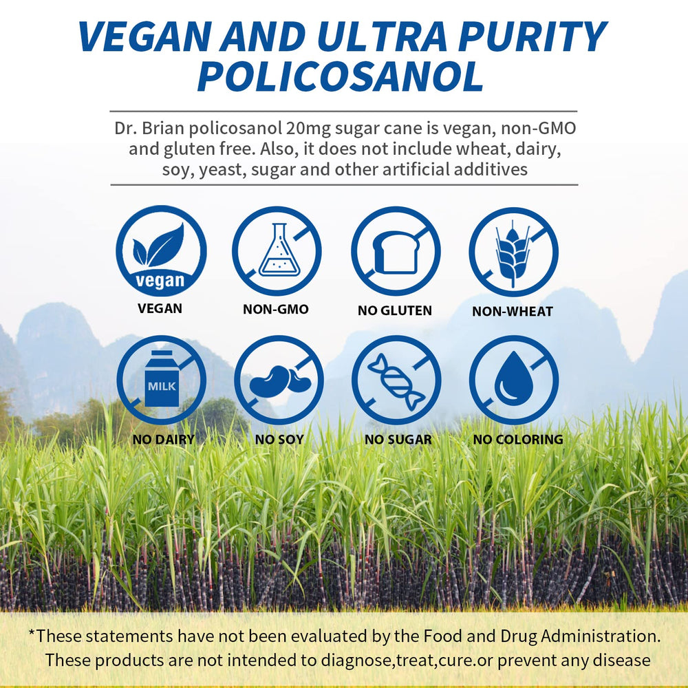 Ingredients label featuring sugar cane extract