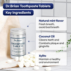 Eco-friendly recyclable packaging for DR.Brian toothpaste tablets