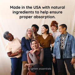 Benefits infographic showing heart, brain, and immune support