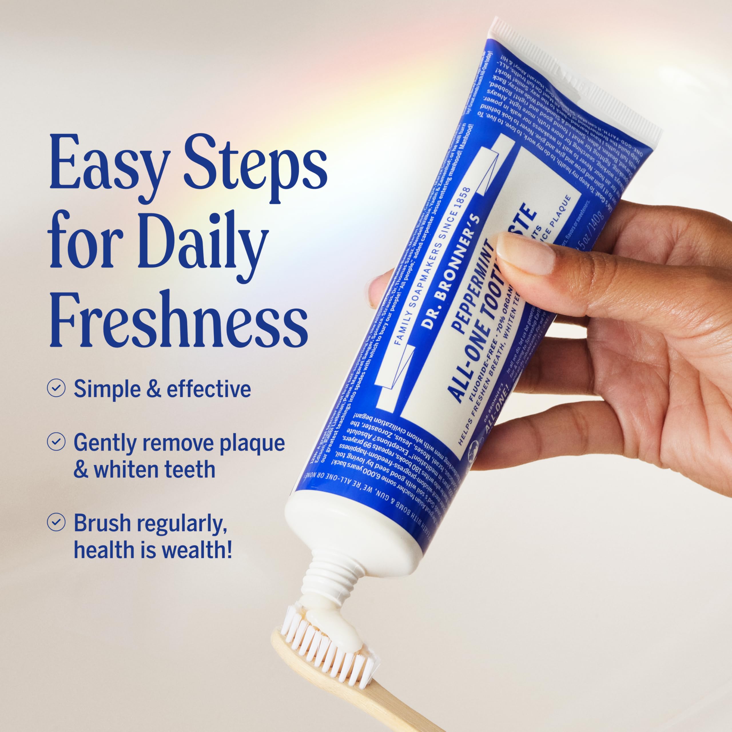 Dr. Bronner's All-One Toothpaste Anise flavor 5 oz