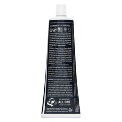 Close-up of toothpaste texture showing low-foaming formula