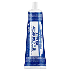 Dr. Bronner’s All-One Toothpaste Peppermint 5 oz packaging