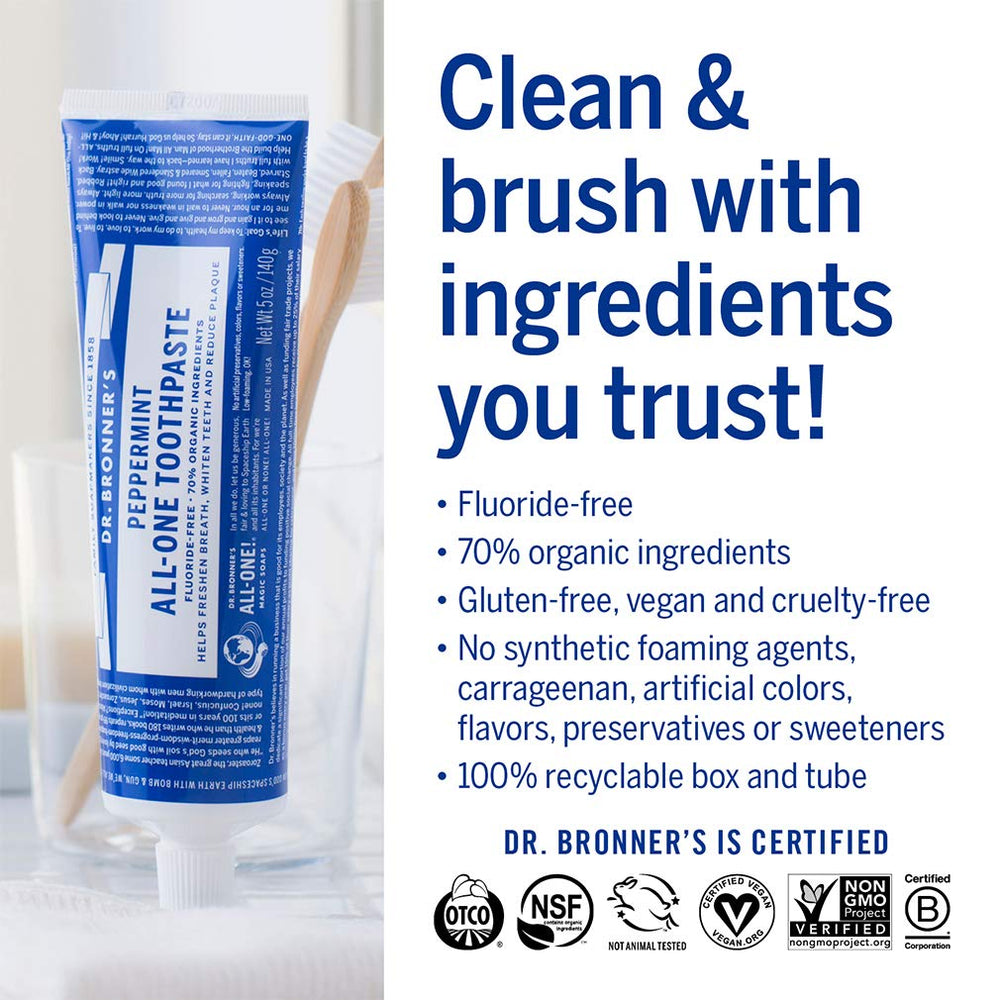 Fluoride-free toothpaste ingredients and benefits